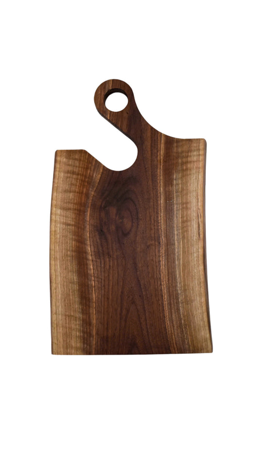 Live Edge Serving Board With Handle