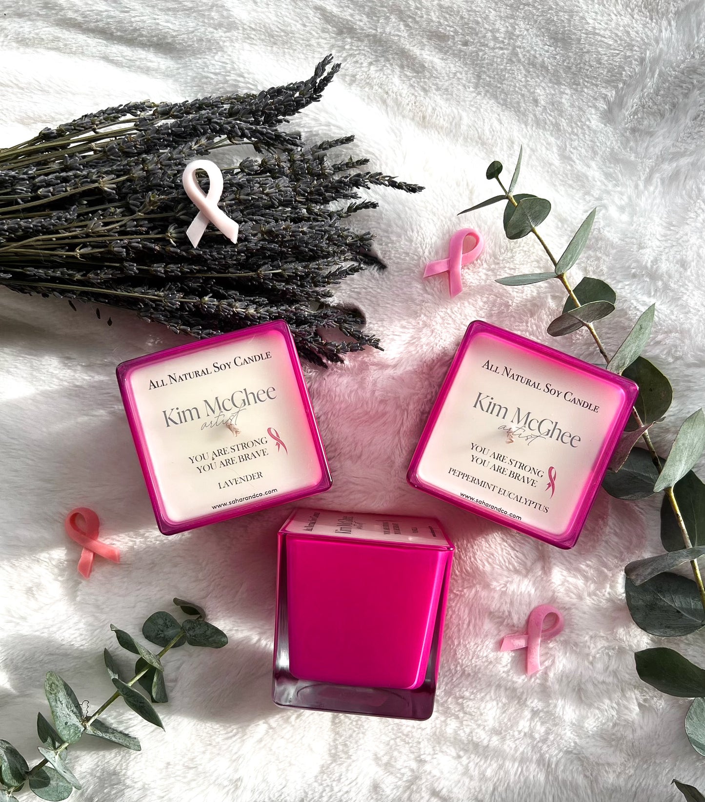 Limited Edition All Natural Peppermint Eucalyptus Soy Wax Candle