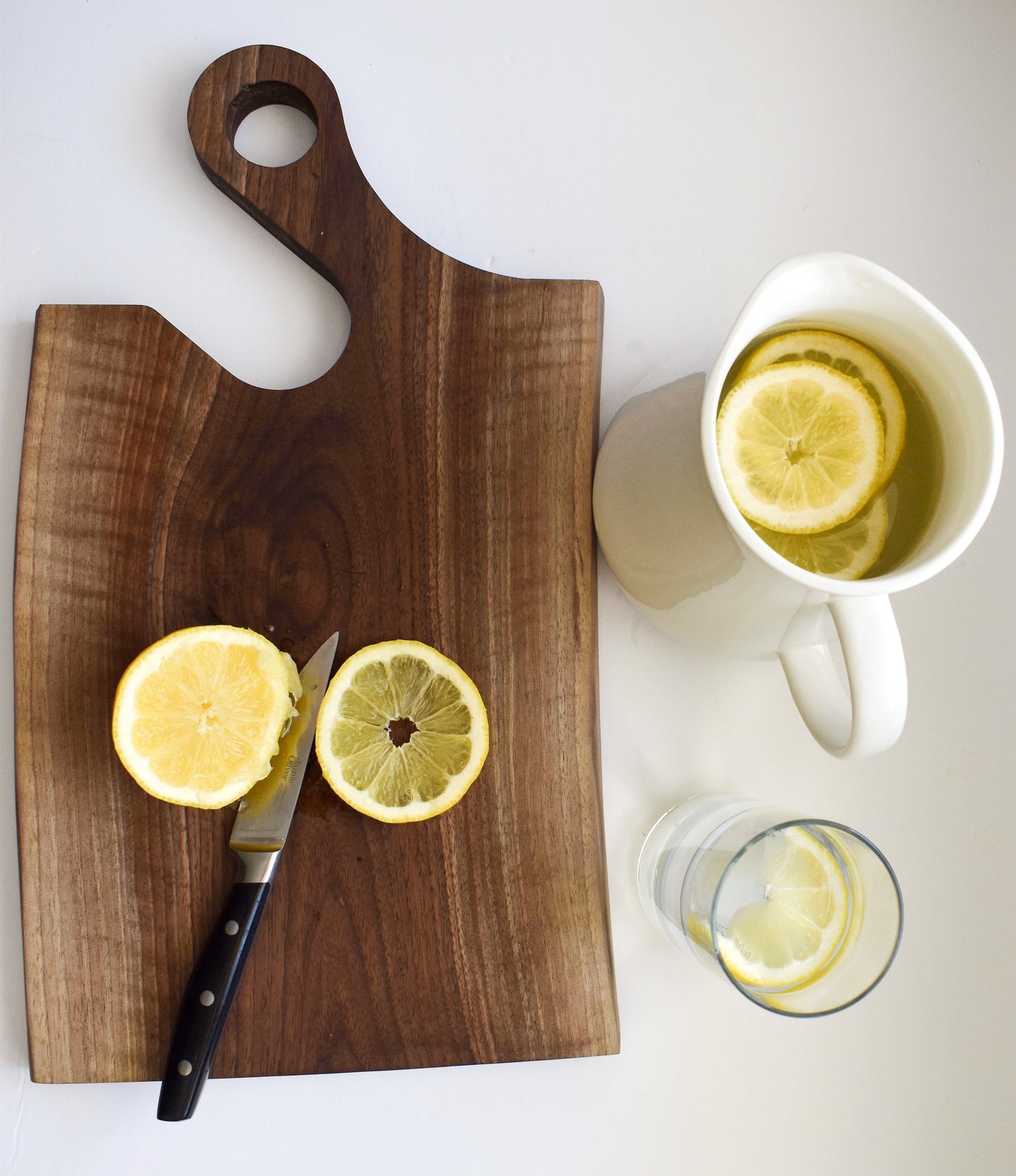 Live Edge Serving Board With Handle