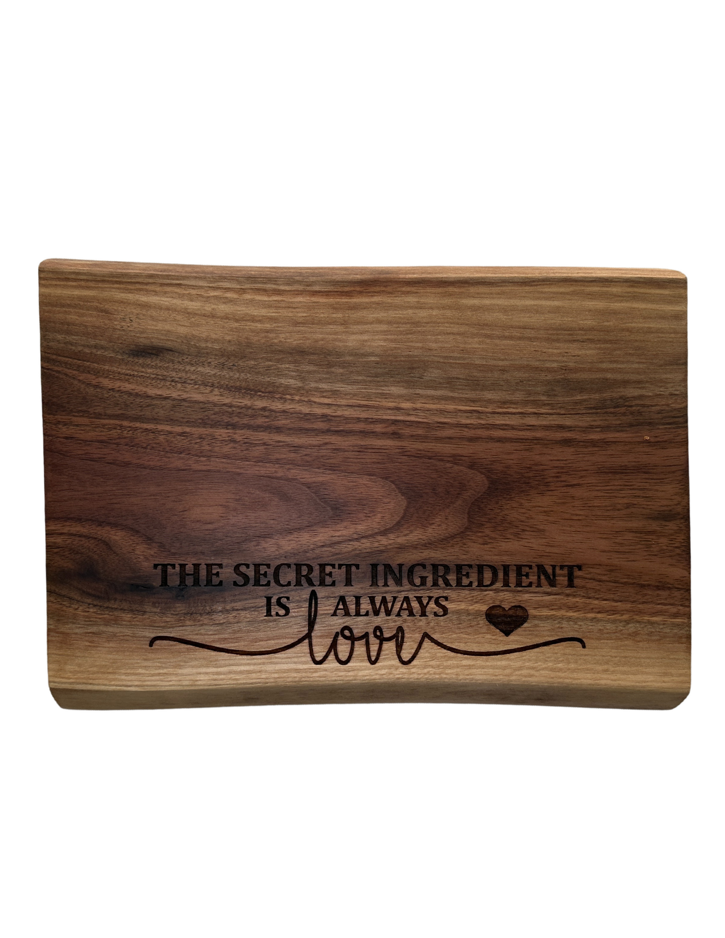 The Secret Ingredient Is Always Love Serving Board